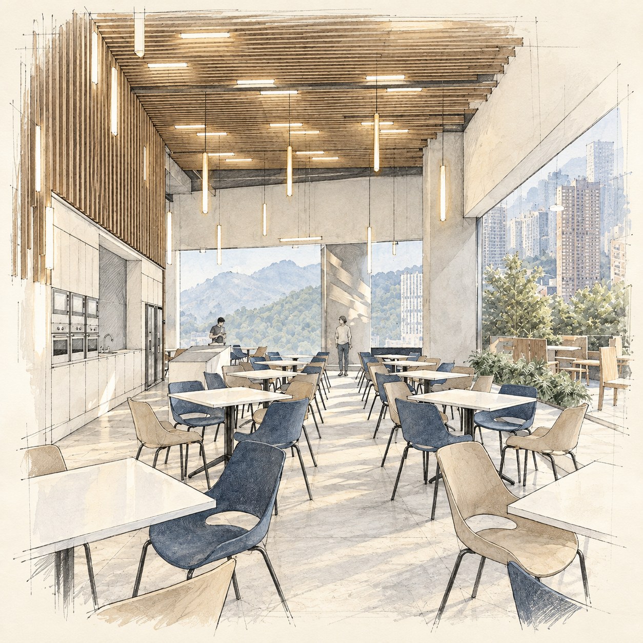 Sura · Comedor · estudio ilustrado
