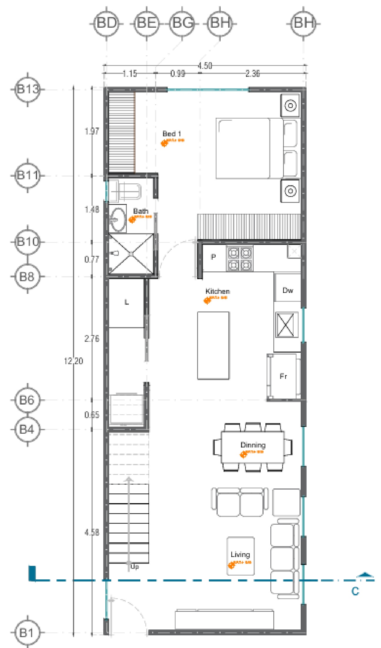 Planta baja · propuesta arquitectónica